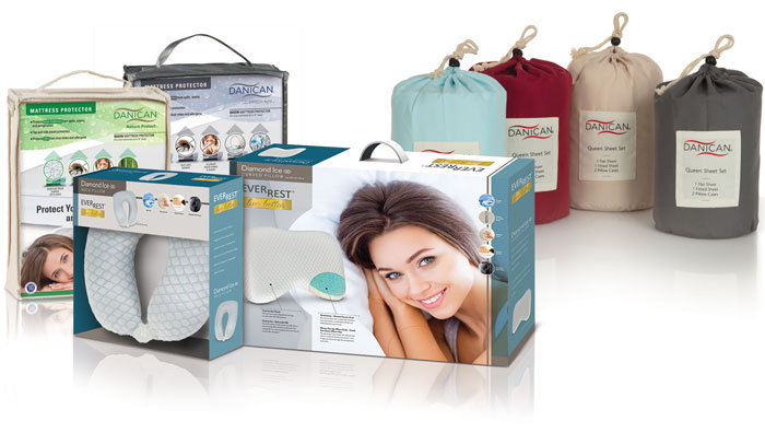 Custom Private Label Packaging Boxes - Danican Private Label Bedding Private Label Bedding Custom Packaging - High Quality Private Label Pillow Packaging - Color Box - Pillow Boxes Packaging Design - Danican Private Label Bedding Custom Packaging